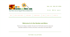 Desktop Screenshot of inthegardenandmore.com